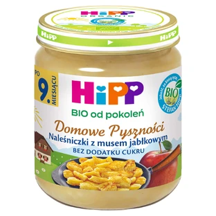 Десерт Hipp Bio Домашние блинчики с яблочным муссом, после 9 месяцев, 200 г 