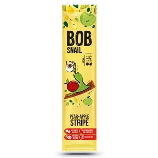 Натуральная яблочно-грушевая нарезка, 14 г, Bob Snail