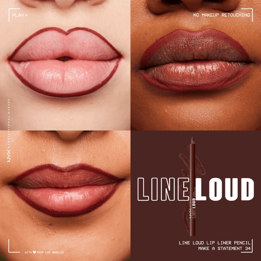 NYX Professional Makeup Line Loud Lip Pencil Карандаш для губ 34 Сделай заявление 1,2 г: цены и характеристики