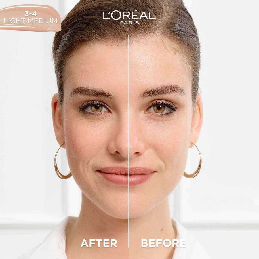 L'Oréal Paris True Match Nude Сыворотка для макияжа 3-4 Светлый средний 30 мл: цены и характеристики