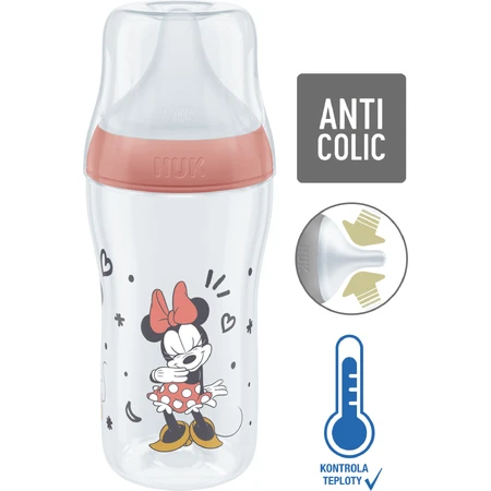Пляшка Nuk Perfect Match Disney з терморегулятором, червона 260 мл: ціни та характеристики