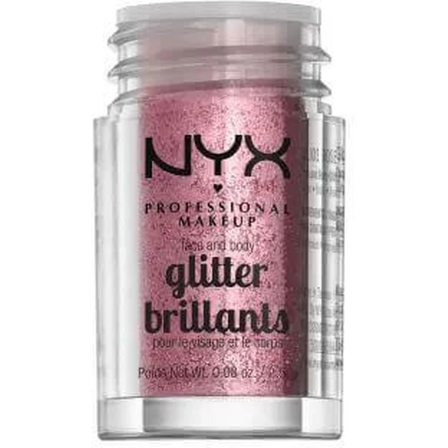 Блискітки для обличчя та тіла NYX Professional Makeup Глітер для обличчя та тіла - Троянда 2,5 г: ціни та характеристики