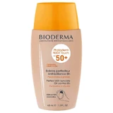 Флюид для комбинированной и жирной кожи Golden Photoderm Nude Touch SPF 50+, 40 мл, Bioderma