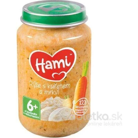 Хами стартер Ря с курицей и морковью 1×200 г, мясная и овощная закуска: цены и характеристики