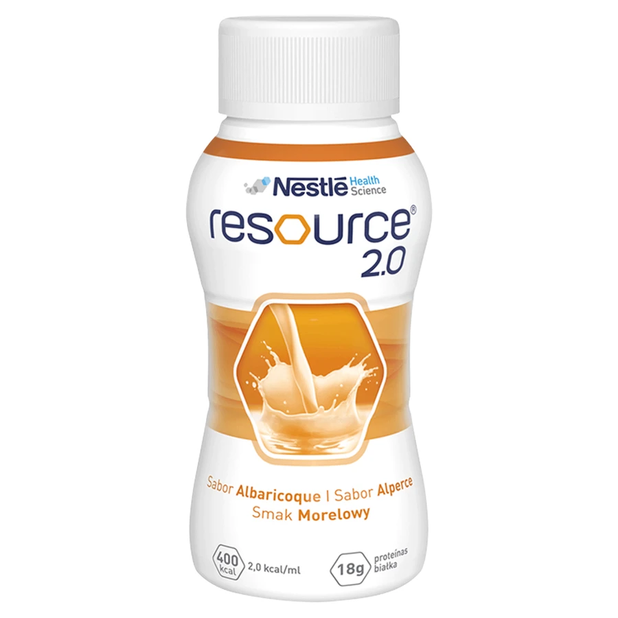 Энтеральное питание Nestle Resource 2.0 со вкусом абрикоса, 4 шт. х 200 мл: цены и характеристики