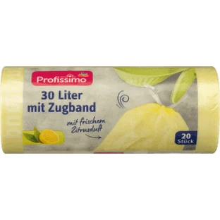 Profissimo Многоразовые пакеты с ручками, парфюмированные, 30 л, 20 шт.