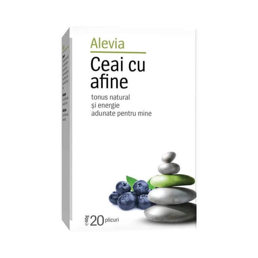 Черничный чай, 20 пакетиков, Алевия: цены и характеристики
