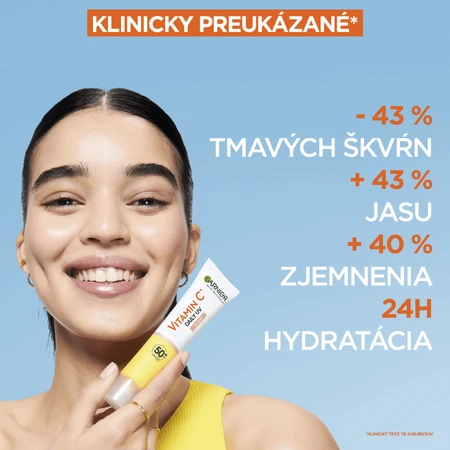 Garnier Skin Naturals Вітамін C Денний освітлюючий УФ-флюїд SPF 50+ сяйво, 40 мл: ціни та характеристики