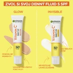 Garnier Skin Naturals Вітамін C Денний освітлюючий УФ-флюїд SPF 50+ сяйво, 40 мл: ціни та характеристики