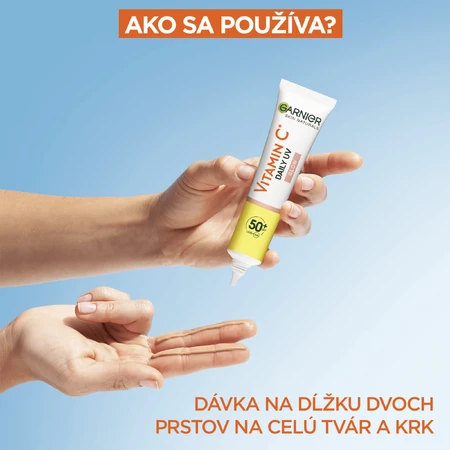 Garnier Skin Naturals Вітамін C Денний освітлюючий УФ-флюїд SPF 50+ сяйво, 40 мл: ціни та характеристики