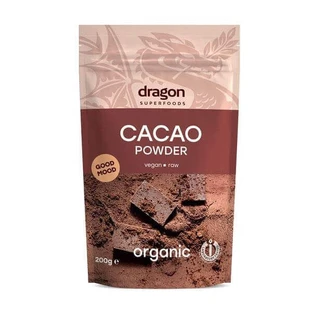 Органический какао-порошок, 200 г, Dragon Superfoods