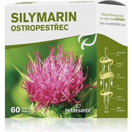 SILYMARIN 1×60 tbl, силімарин: ціни та характеристики