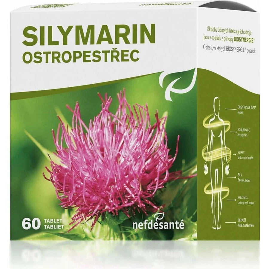 SILYMARIN 1×60 tbl, силімарин: ціни та характеристики