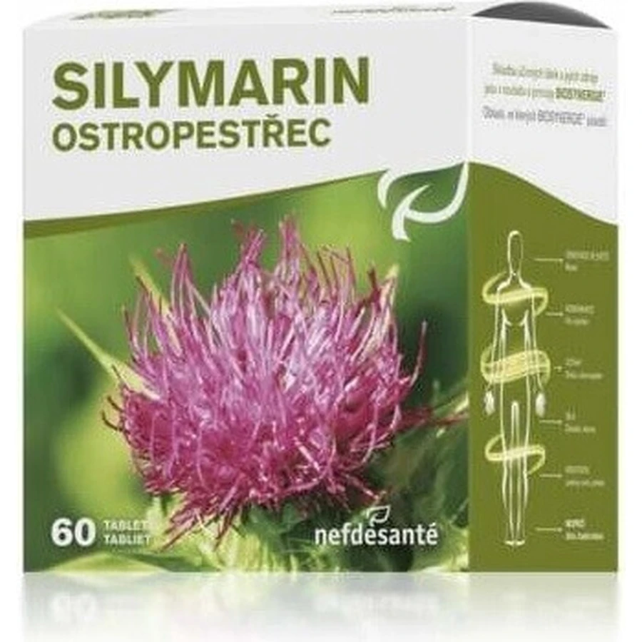 SILYMARIN 1×60 tbl, силімарин: ціни та характеристики