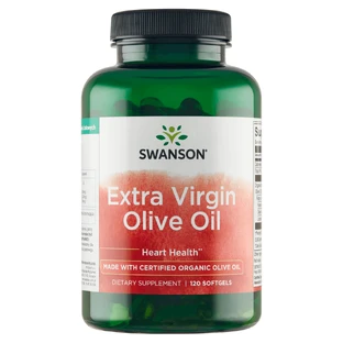 Swanson Оливковое масло Extra Virgin, 120 эл. капсул