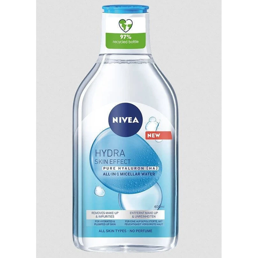 NIVEA Міцелярна вода Hydra Skin Effect 400 мл 1×400 мл, міцелярна вода: ціни та характеристики