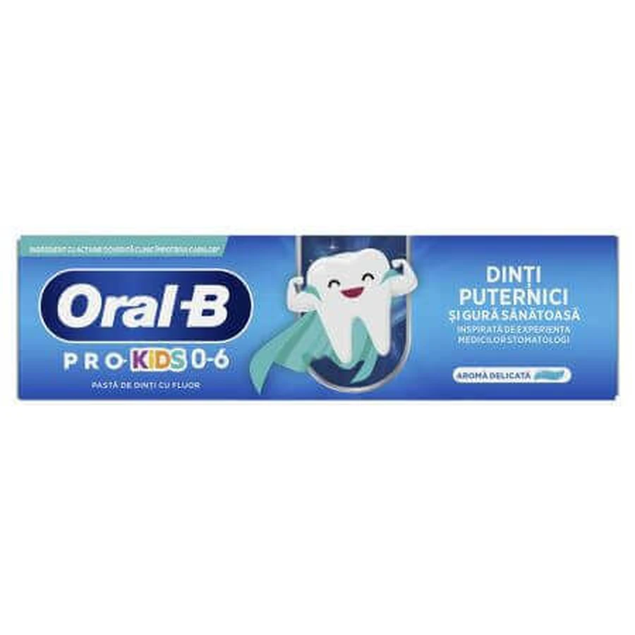Pro Kids Зубна паста Pro Kids 0-6, 50 мл, Oral B: ціни та характеристики