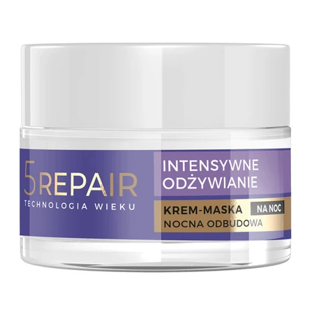 AA Technologia Wieku 5 Repair Intensive Rejuvenation 70+, відновлювальний нічний крем-маска, 50 мл: ціни та характеристики