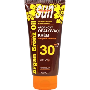 Vivaco SUN Аргановий сонцезахисний крем OF30 туба 100 мл