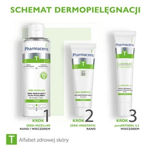 Pharmaceris T PureRETINOL 0.3, крем с ретинолом против акне для взрослых, ночной крем, 40 мл
