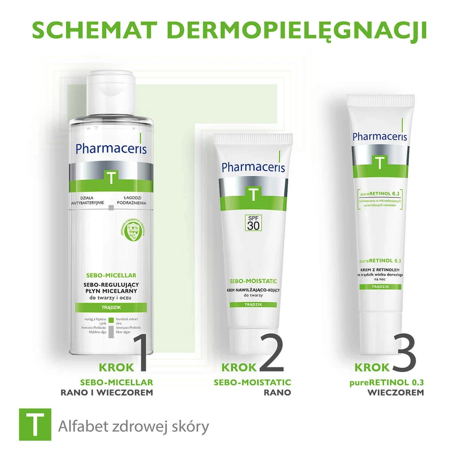 Pharmaceris T PureRETINOL 0.3, крем с ретинолом против акне для взрослых, ночной крем, 40 мл: цены и характеристики