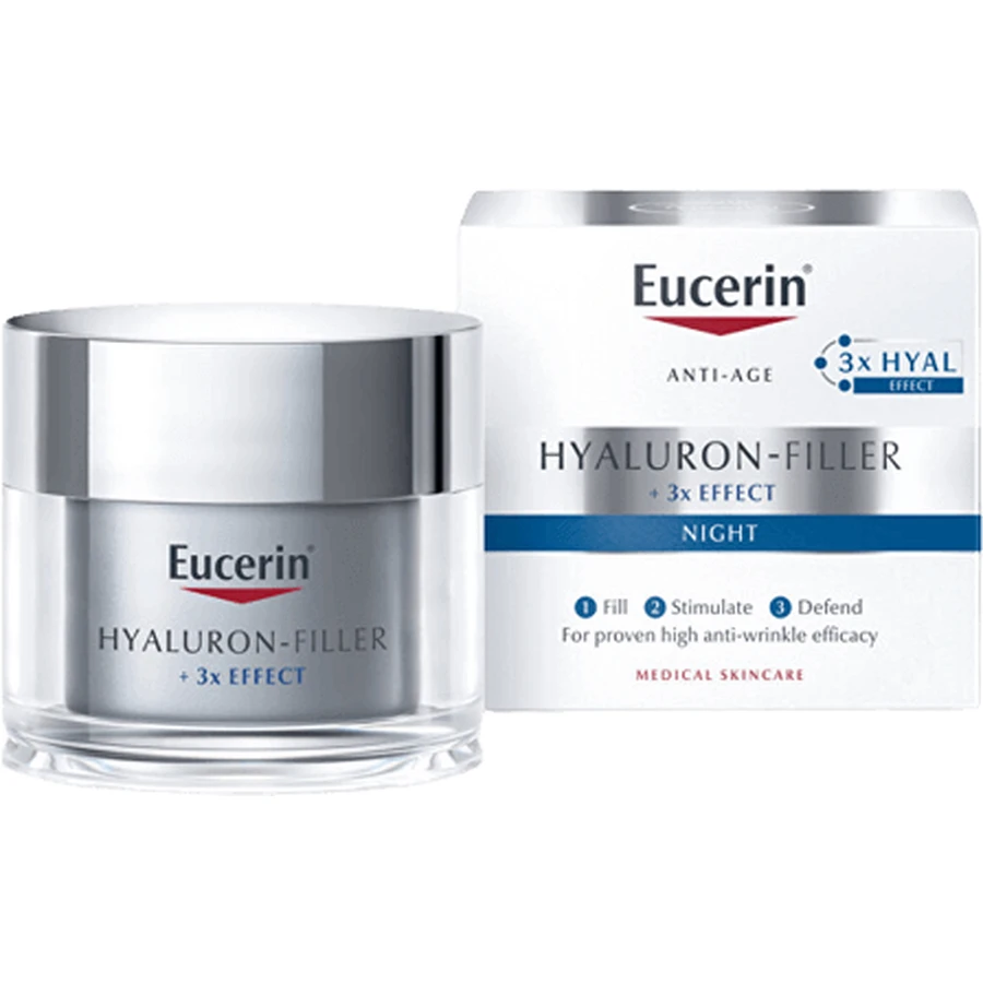Eucerin Гіалуроновий філлер 3х ЕФЕКТ 50 мл: ціни та характеристики