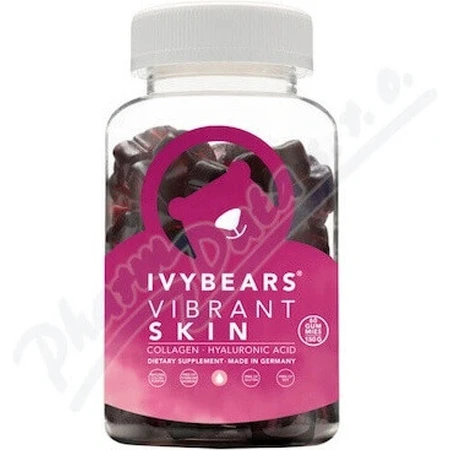 Вітаміни для подразненої шкіри Ivy Bears Vibrant Skin Вітаміни для подразненої шкіри 60 шт 1×60 шт вітаміни: ціни та характеристики