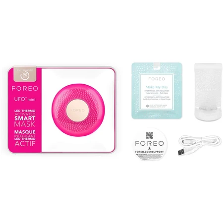 Звуковий пристрій Foreo UFO mini Sonic для прискорення ефекту маски для обличчя Fuchsia: ціни та характеристики