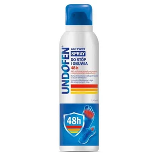 Спрей для ног и обуви Undofen Active Spray for Feet and Shoes 48H, 150 мл