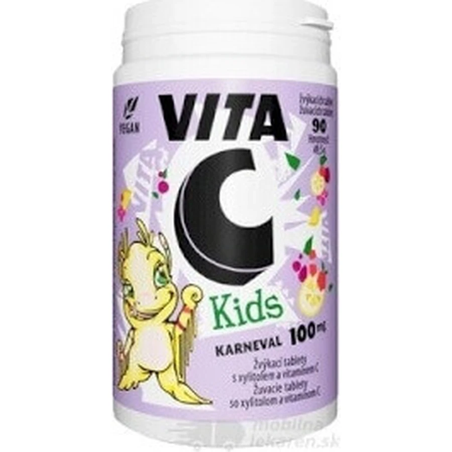 Вітабаланс VITA C KIDS 100 MG 1×90 таблеток, дієтична добавка: ціни та характеристики