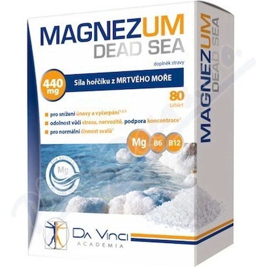MAGNEZUM DEAD SEA - DA VINCI 1×80 табл, пищевая добавка: цены и характеристики