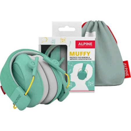 Противошумные наушники Alpine Muffy Kids складные для детей 5-16 лет, зеленые: цены и характеристики