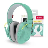 Противошумные наушники Alpine Muffy Kids складные для детей 5-16 лет, зеленые