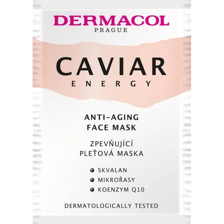 Dermacol Caviar energy facial mask 1×1 шт, маска для лица: цены и характеристики