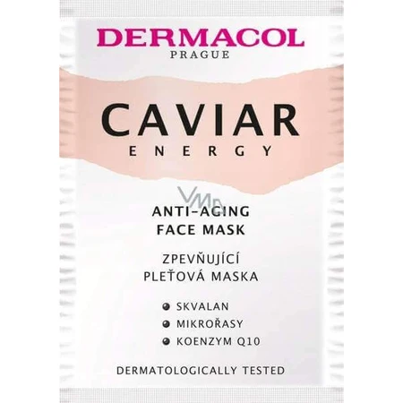 Dermacol Caviar energy facial mask 1×1 шт, маска для лица: цены и характеристики