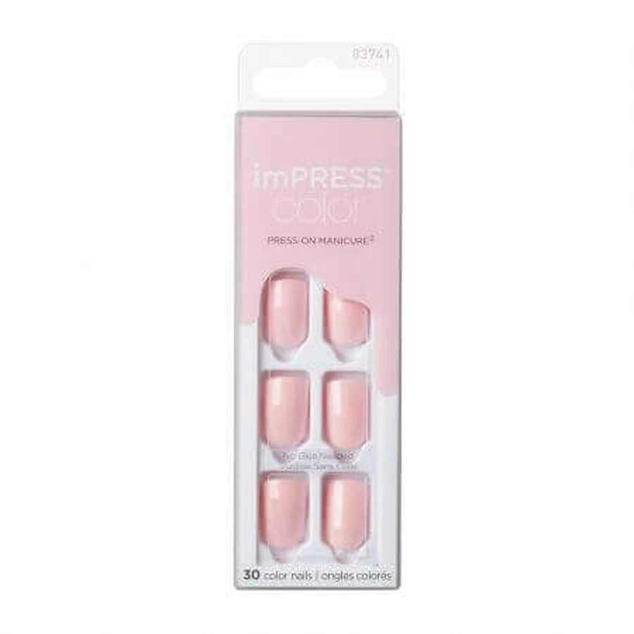 Накладные ногти Impress, Pick me Pink Short Squoval, Kiss: цены и характеристики