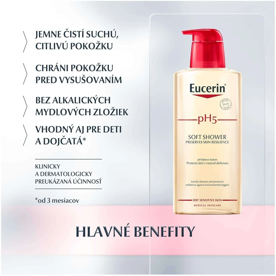 Eucerin pH5 Гель для душа 400 мл 400 мл: цены и характеристики