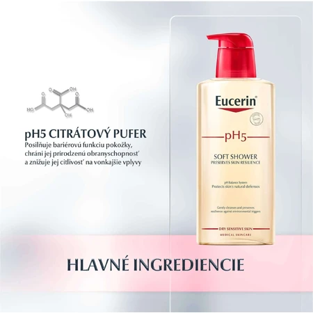 Eucerin pH5 Гель для душа 400 мл 400 мл: цены и характеристики