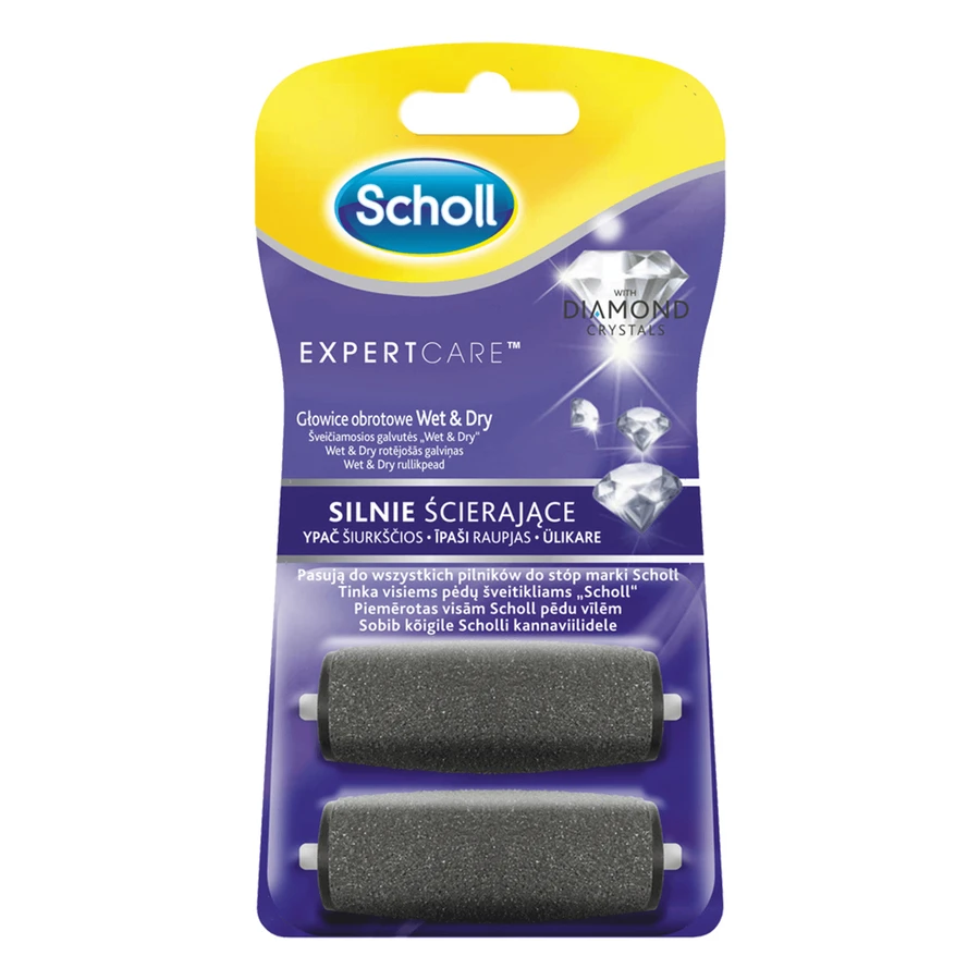 Scholl Expert Care, змінні роторні фрези Wet & Dry з алмазними кристалами, 2 шт.: ціни та характеристики