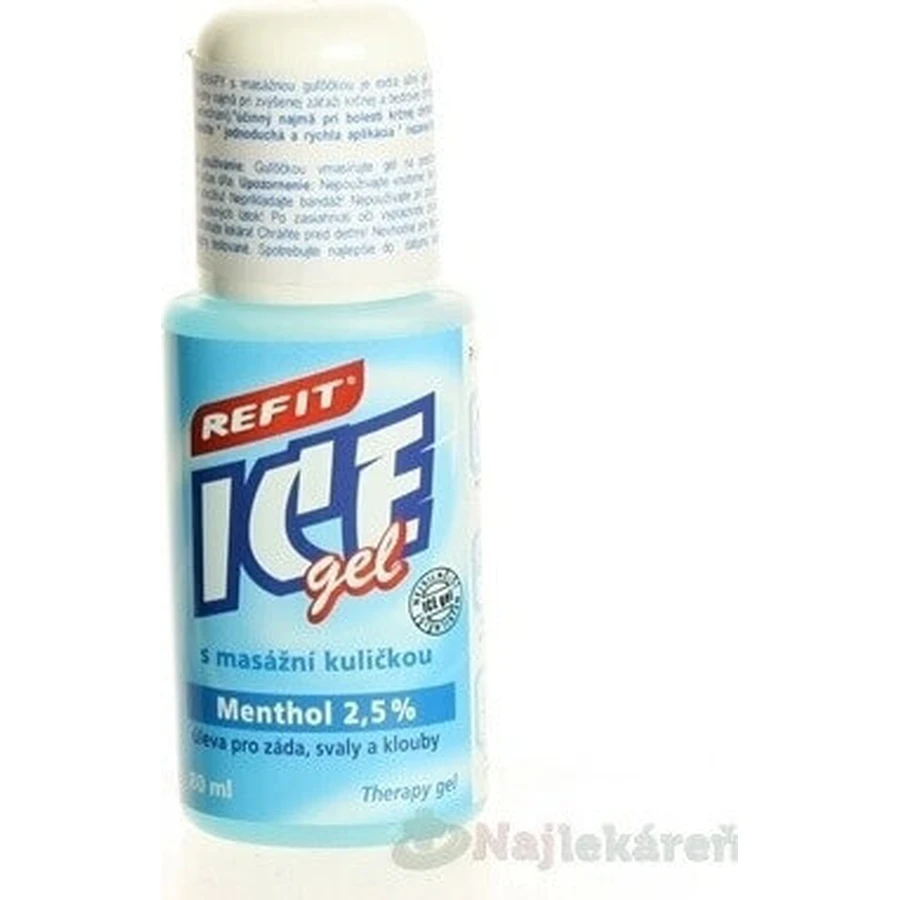 REFIT ICE GEL MENTHOL ролл-он 1×80 мл, гель: цены и характеристики