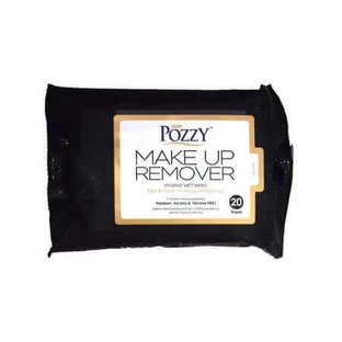 Водостойкие очищающие салфетки Make Up Waterproof, 20 шт, Pozzy
