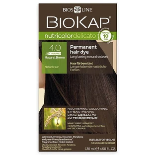 Biokap Nutricolor Delicato Rapid, фарба для волосся, 4.0 натуральний блонд, 135 мл
