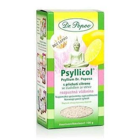 DR. POPOV PSYLICOL CITRON 1×100 г, розчинна клітковина: ціни та характеристики