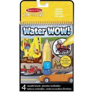 Волшебная книжка-раскраска с водой Транспортные средства, +3 года, Melissa&Doug