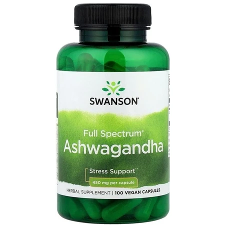 Ашваганда 450 мг Swanson Ashwagandha, 100 капсул: ціни та характеристики