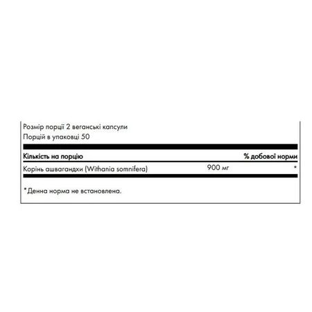 Ашваганда 450 мг Swanson Ashwagandha, 100 капсул: ціни та характеристики
