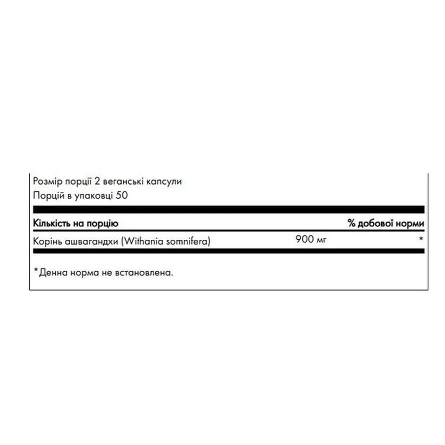 Ашваганда 450 мг Swanson Ashwagandha, 100 капсул: ціни та характеристики