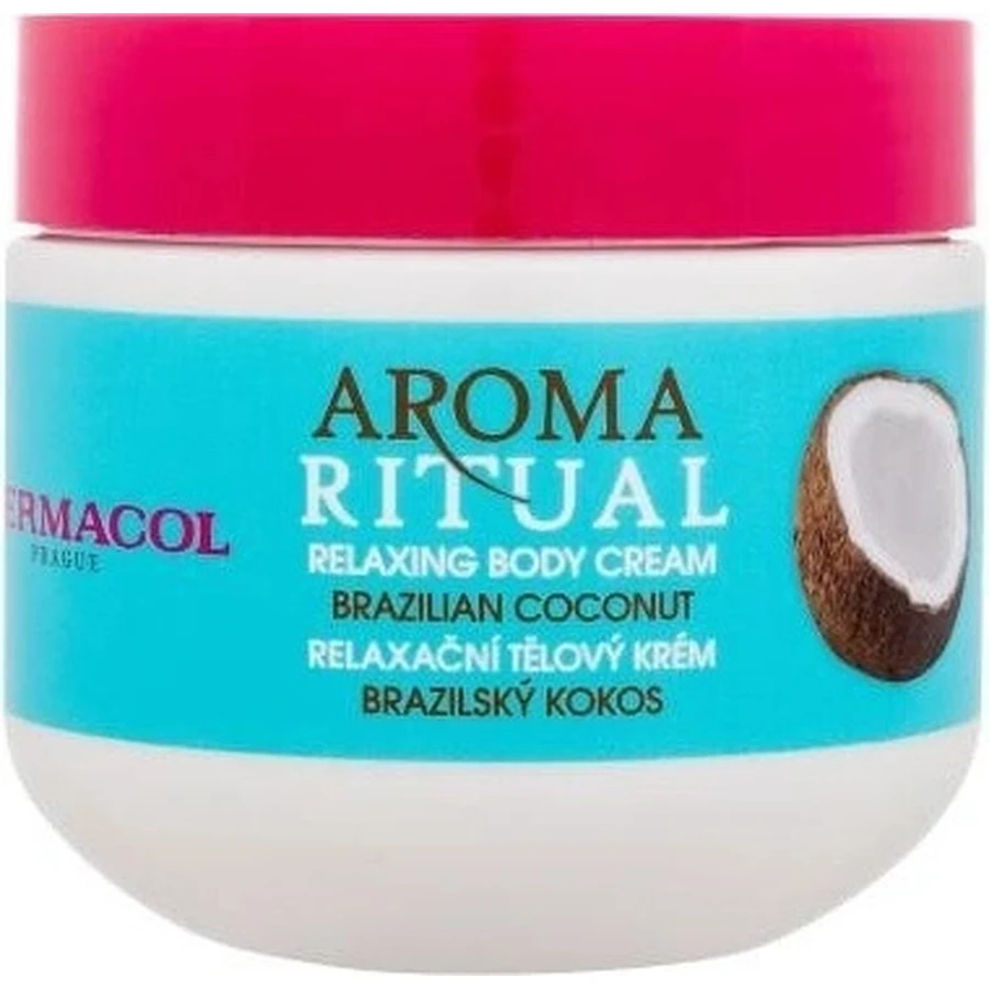 Dermacol Aroma ритуальний крем для тіла Бразильський кокос 1×300 мл, крем для тіла: ціни та характеристики