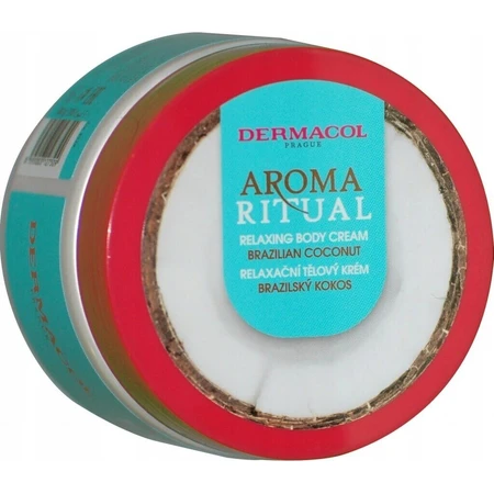 Dermacol Aroma ритуальний крем для тіла Бразильський кокос 1×300 мл, крем для тіла: ціни та характеристики