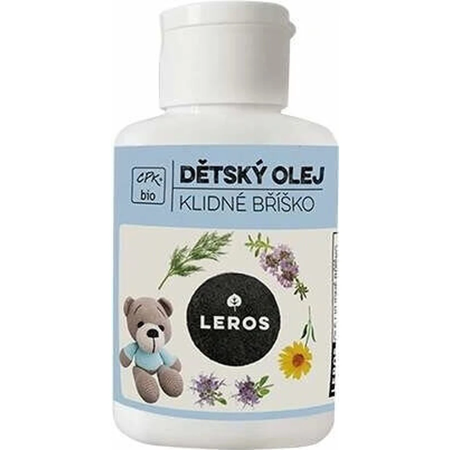 LEROS BIO дитяча олійка спокійний животик 60мл 1×60 мл: ціни та характеристики